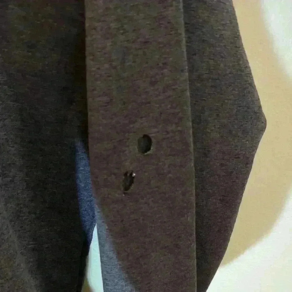 The North Face gray and purple Hoodie, large - Picture 4 of 6
